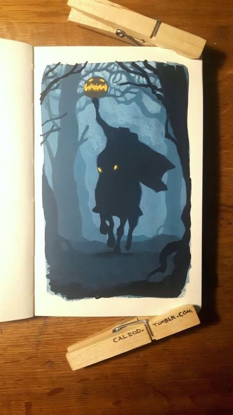 Halloween Gouache Painting, Gouache Halloween, Gouache And Watercolor, Nature Sketch, Color Dream, Sketch Artist, Gouache Art, Sketch Painting, Painting Art Projects