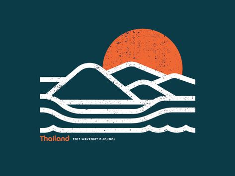 Thailand T-shirt lines fatlines sun mountain shirt t-shirt church Abstract Nature Illustration, Lake Almanor, T-shirt Design Illustration, Banks Logo, Nature Designs, Mountain Logo, T Shirt Logo Design, Icon Design Inspiration, Free T Shirt Design