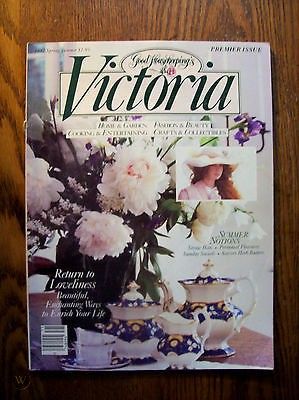 Victoria Magazine Premier Issue, Volume 1, No. 1 | #496228057 Victoria Magazine, Magazine Images, Cool Magazine, A Magazine, Queen Victoria, Four Seasons, Magazine Cover, Timeless Beauty, Favorite Books