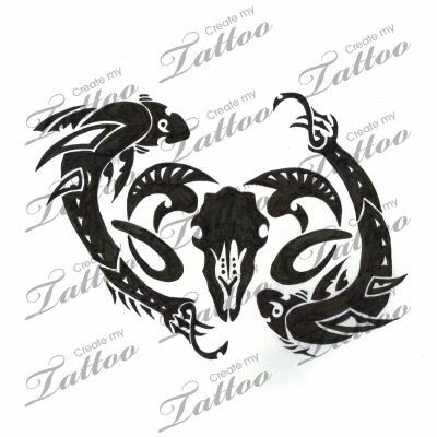 Tattoo Pisces, Pisces Constellation Tattoo, Tattoo Perna, Taurus Constellation Tattoo, Aries Tattoos, Bull Tattoo, Pisces Tattoo, Crazy Tattoos, Horoscope Tattoos