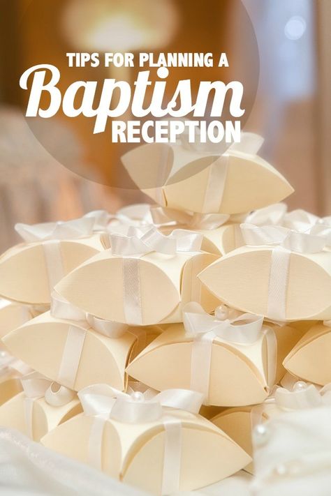 Tips for Planning a Baptism/Christening Reception - Everyday Party Magazine Baptism Thank You Gifts, Catholic Baptism Party, Baptism Reception Ideas, Diy Baptism Decorations, Babtisim Cake Boy, Babtisim Cake Girl, Baptism Party Food, Baby Baptism Ideas, Christening Ideas Boy