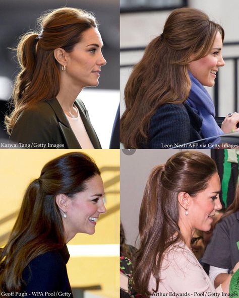 Hair Steps, Classic Dressing, Kate Middleton Hair, Honey Hair Color, Beautiful Haircuts, English Royalty, Long Hair Wedding Styles, Honey Hair, Pinterest Hair