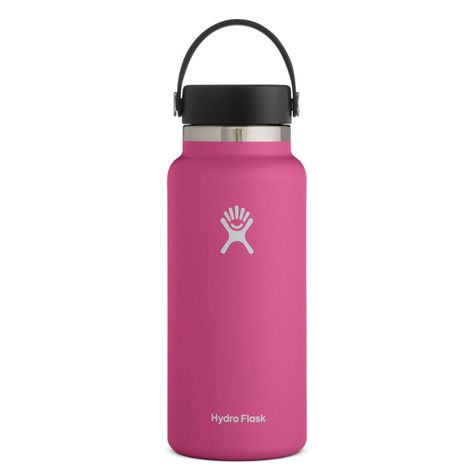 32 oz (946 ml) Vacuum-Insulated Stainless Steel Water Bottle | Hydro Flask Hydro Flask Colors, Hydro Flask 32 Oz, Best Gifts For Friends, Hydro Flask Water Bottle, Stainless Steel Collar, Wide Mouth Water Bottle, Wide Mouth Bottle, Flask Water Bottle, Water Filters