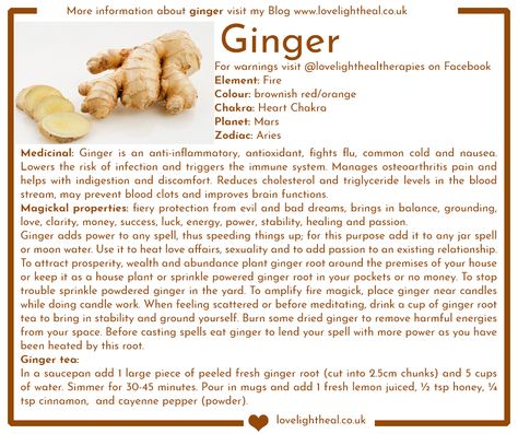 Ginger Image Healing Properties Of Ginger, Magical Properties Of Ginger, Ginger Meaning Witchcraft, Horehound Magical Properties, Ginger Spiritual Benefits, Ginger Spiritual Meaning, Tumeric Magickal Properties, Ginger In Witchcraft, Fennel Seed Magical Properties