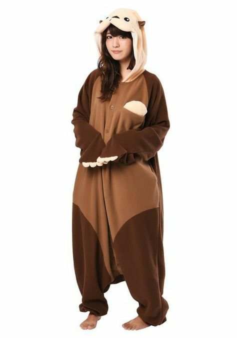 Otter Onesie, Cartoon Squirrel, Pajamas For Teens, Cute Onesies, Animal Onesie, Animal Pajamas, Onesie Pajamas, Pajamas Comfy, Sea Otter