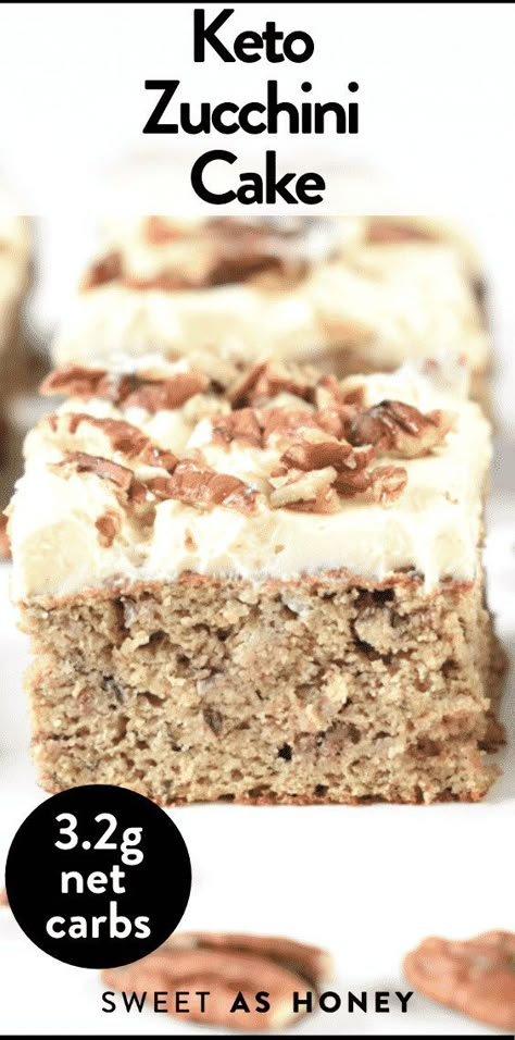 Keto Zucchini Bars, Keto Zucchini Cake Recipes, Low Carb Zucchini Cake, Low Carb Zucchini Recipes Desserts, Keto Zuchini Recipes, Gf Zucchini Recipes, Keto Zucchini Cake, Zucchini Keto Recipes, Keto Zucchini Recipes