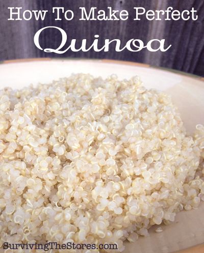 How to cook perfect Quinoa! It's so much easier than I thought!  | www.survivingthestores.com Perfect Quinoa, Cook Quinoa, Quinoa Recipes, Bone Broth, How To Cook Quinoa, Side Recipes, Orzo, Couscous, How To Cook