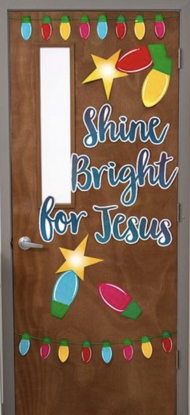 Classroom Door Decorations Christmas Jesus, Sunday School Christmas Door Ideas, Church Christmas Door Decorations, Christian Christmas Doors, Jesus Christmas Door Decorations, Christian Preschool Door Ideas, Christian Christmas Classroom Door Ideas Preschool, Religious Christmas Classroom Door Ideas, Religious Christmas Door Decorations