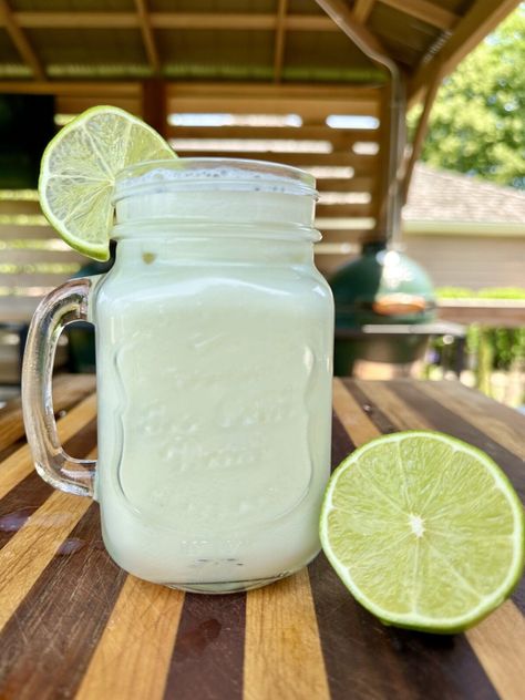 Brazilian Lemonade Brazilian Lemonade, Alcohol Free Drinks, Tropical Drink, Bbq Recipes, Party Drinks, Mocktails, 3 Ingredients, Alcohol Free, Gluten Free Vegetarian