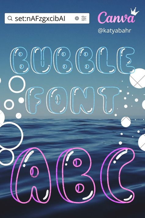 Bubble Alphabet is a font that resembles bubble letters. It is fun and playful, and perfect for adding a touch of whimsy to your#bubblefont #funwithfonts #creativelettering #typographylove #fontobsessed Canva Fonts Elements, Canva Bubble Fonts, Fontes Do Canva, Canva Letter Element, Canva Letters, Font Wallpaper, Font Canva Lettering, Canva Pro Elements, Outline Font