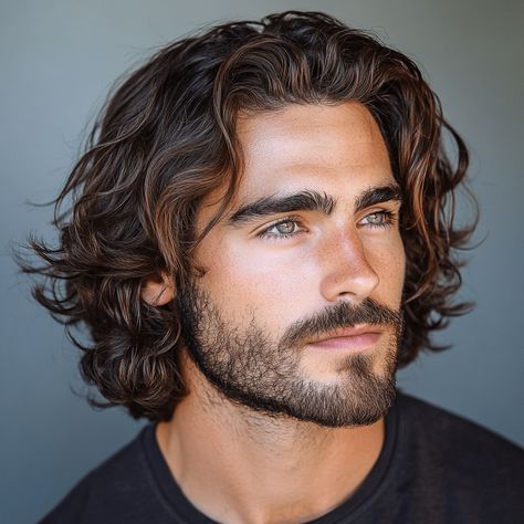 Long Hair Haircuts For Men, Men’s Medium Haircuts Wavy, Men S Long Curly Haircut, Men S Haircut Long, Mens Hairstyles Thick Hair Long, Italian Haircut Men, Men’s Medium Length Curly Hair Styles, Long Haircut Ideas For Men, Haïr Cut For Thick Wavy Hair