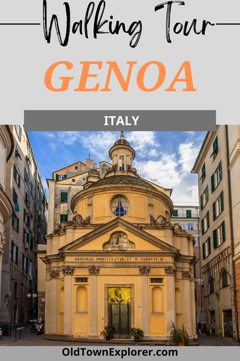 We are traveling full-time and spent a month in Genoa, Italy. We've put together a walking tour with pictures of the best sites in Genoa. Trips Abroad, Genoa Italy, Summer Cruise, Destinations Travel, Italy Trip, Cruise Destinations, European Destinations, Sicily Italy, Cruise Port