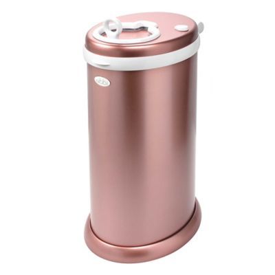 Ubbi Diaper Pail In Rose Gold Money Rose, Gold Nursery, Diy Living Room Decor, Nursery Accessories, Nursery Essentials, Cover Ideas, Trash Bag, Project Nursery, Living Room Diy