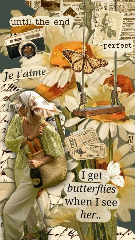 #aestheticgirl #aesthetic #daisies #flower #moodboard #vintage #picnic #vibes Daisy Moodboard, Aesthetic Daisies, Picnic Vibes, Admit One Ticket, Vintage Picnic, Admit One, Aesthetic Girl, Wrapping Paper, Daisy