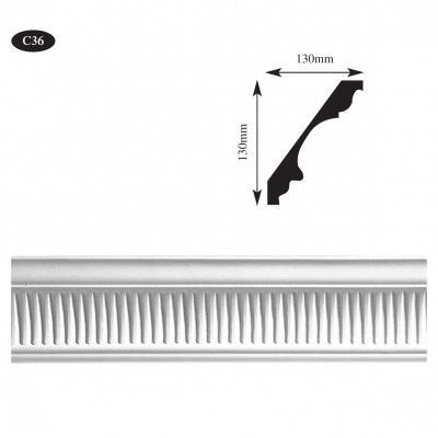 Fluted Plaster, Cornice Detail, Plaster Cornice, Plaster Mouldings, Cornice Design, Interior Finishes, Interior Shop, Cast Iron Radiators, Period Property