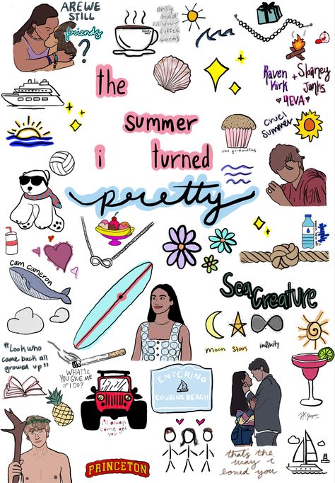 Tsitp Wallpaper, Pretty Collage, Iphone Wallpaper Music, Wallpaper Vibes, Pretty Journals, The Summer I Turned Pretty, Stylist Tattoos, Summer Fun List, Bead Charms Diy