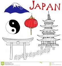 Japan Drawing, Mountain Vector, Drawings With Meaning, Draw Doodles, Japanese Background, Japanese Lantern, Fuji Mountain, Easy Drawings For Beginners, Tsukiji