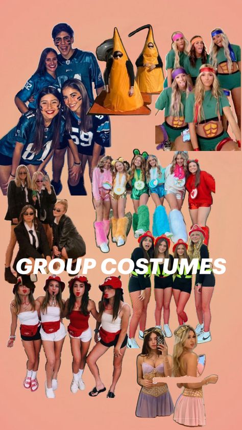 Costumes for multiple ppl Halloween Playlist, Best Friend Questions, Classy Halloween Costumes, Trio Halloween Costumes, Questions For Friends, New Dance Video, Cute Couple Halloween Costumes, Group Costumes, Couple Halloween