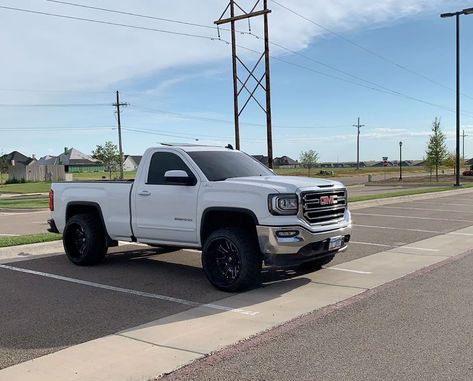 Lifted Single Cab Chevy, Single Cab Silverado, Gmc Sierra Single Cab, Lifted Single Cab, Country Future, Sierra Gmc, Lifted Silverado, Single Cab Trucks, Chevy Diesel Trucks