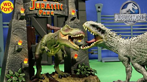 New Jurassic Park Movie Toys Indominus Rex Vs T-Rex TYRANNOSAURUS REX Li... Jurassic Park Toys, Jurassic Park Movie, Indominus Rex, Fnaf Drawings, Dinosaur Toys, Tyrannosaurus Rex, Jurassic World, Jurassic Park, T Rex