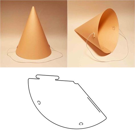 This is a digital item.The ZIP archive contains SVG, DXF and PDF files.Compatible with Cricut and Silhouette.Measurements depend on paper size.All templates have been tested for quality.Please contact me if you have any problems with your order. Birthday Hat Template, Diy Cone, Party Hat Template, Cone Template, Basic Origami, Cone Hats, Fancy Birthday, Box Template Printable, Cone Hat