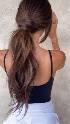 Ponytail Hairstyles Easy, Guest Hair, Hair Upstyles, Easy Hair Updos, Trendy Hairstyle, Peinados Fáciles Para Cabello Corto, Work Hairstyles, Hair Up Styles, Hair Ponytail Styles