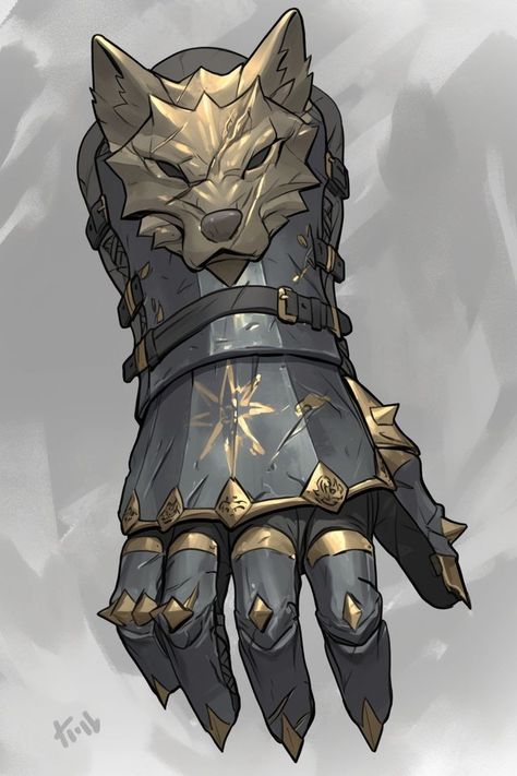 Magic In Hand Drawing, Adamantine Armor Dnd, Anime Gauntlets, Coin Concept Art, Gauntlets Drawing, Knight Design Character, Gauntlets Concept Art, Magic Items Fantasy Art, Dnd Armor Design