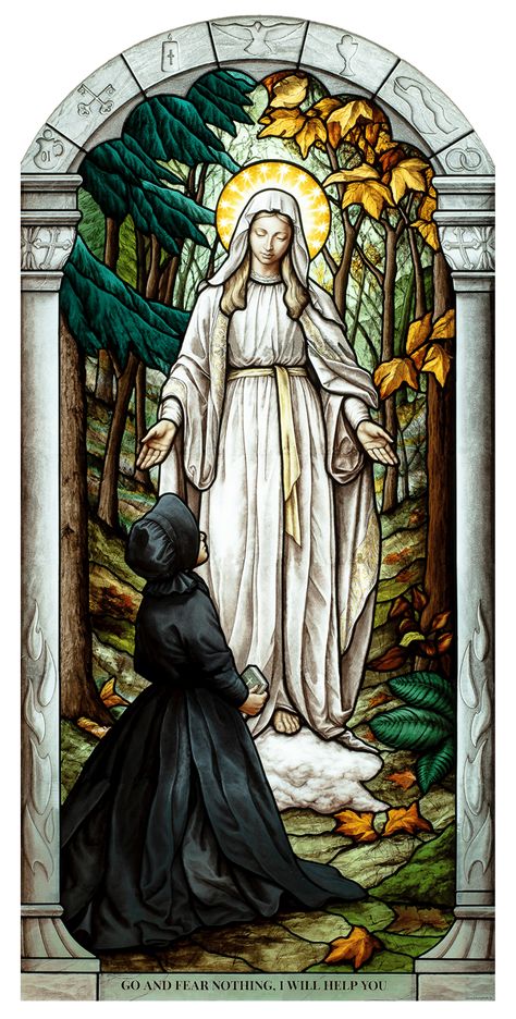 Anima Christi, Marian Apparition, Sign Of The Cross, Wild Country, Queen Of Heaven, Christian Artwork, Church Windows, Blessed Mother Mary, World Religions