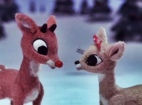 Young Rudolph and Clarice Misfit Toys, 25 Days Of Christmas, Christmas Shows, Rudolph The Red, Christmas Gif, Christmas Cartoons, Red Nosed Reindeer, Christmas Past, Christmas Memory