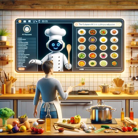 The Future of AI in Culinary Education Create A Cookbook, Bakery Kitchen, Traditional Italian Dishes, Food Tracker, Baking Classes, Personalized Nutrition, Sous Chef, Heart Healthy Recipes, Cooking Skills