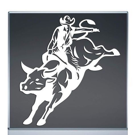 PRICES MAY VARY. Outdoor & Indoor Use Waterproof 5-6 Years outdoor life Easy to install UV Resistant Cowboy Riding Bull Vinyl Decal. Decals are perfect for and can be applied easily to: Car Windows, Car Body, and Painted Bumpers, Motorcycles, Helmets, Scrap books, Jet skis, Surf Boards, Snowboards, Snowmobiles, ATV's, RV's, Boats, Trucks, Mirrors, Some Laptops, Computer Towers, Plastic Storage Boxes, Store Windows, Walls, School or Work Binders, Some Coolers, Lockers, Gaming Systems, Water Bottl Bull Sticker, Pbr Bull Riders, Truck Window Stickers, Truck Bumper, Bucking Bulls, Decal For Car, Truck Bumpers, Bull Riders, Bull Riding