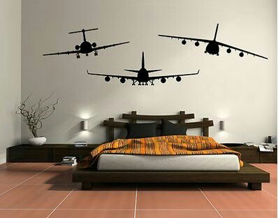 Aviation Room Decor, Aviation Bedroom, Airplane Mural, Airplane Bedroom, Aviation Room, Brick Room, Interior Wall Colors, Small Room Design Bedroom, 2160x3840 Wallpaper