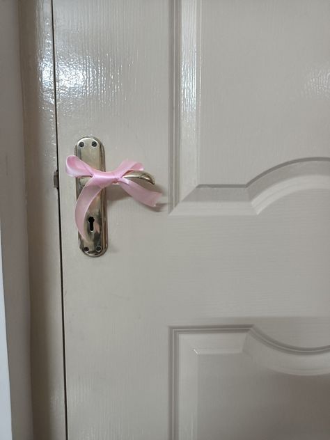 Coquette Door, Hallway Decorating, Door Decorations, Front Door, Dream House, Pink