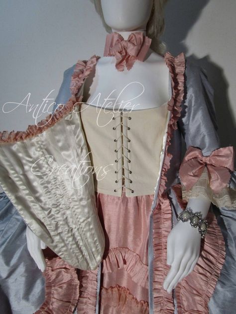 French Court Dress, Rococo Era, Rococo Dress, 18th Century Dress, Rococo Fashion, Historical Dress, 18th Century Costume, 18th Century Clothing, Century Dress