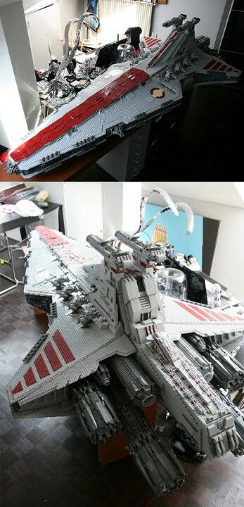 Lego Starwars Mocs, Lego Venator, Lego Clone Wars Moc, Lego Star Destroyer, Lego Clone Wars, Lego Starship, Lego Star Wars Moc, Republic Cruiser, Lego Jedi