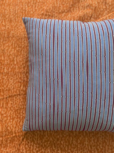 Navy Throw Pillows, Navy Throw, Navy Pillows, Blue Pillows Decorative, Angel Hair, Red Pillows, Pillow Texture, Brown And Blue, Stripe Pillow