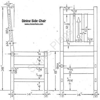 Free Furniture Plans, Wooden Chair Plans, Chair Woodworking Plans, Chippendale Chairs, Mission Furniture, Wooden Calendar, Woodworking Plans Beginner, Simple Woodworking Plans, Diy Dining