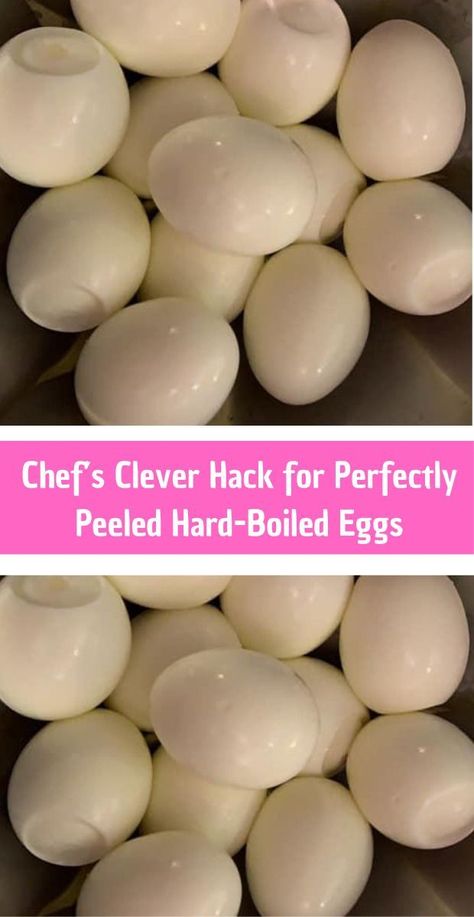 Struggling with peeling hard-boiled eggs? You’re not alone in this common kitchen dilemma. Hard-boiled eggs are a popular, nutritious snack, but their tight, sticking shells often turn peeling into a messy task. But don’t despair! Jacques Pépin, a renowned French chef, cookbook author, and TV personality, has a clever solution to simplify your egg-peeling process. Peeling Boiled Eggs, Egg Hacks, Peeling Hard Boiled Eggs, Jacque Pepin, Perfect Eggs, Tv Personality, Nutritious Snacks, Clever Hacks, Cooking Instructions