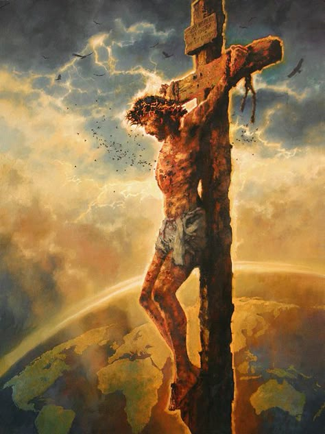 Faith — C. Michael Dudash Michael Dudash, Jesus Passion, Jesus Crucified, Jesus Drawings, Jesus Christ Painting, Jesus Artwork, God Father, Crucifixion Of Jesus, Jesus Christ Art