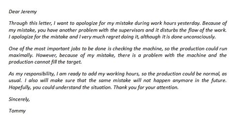 Apology Letter for Mistake at Work to Keep Good Relationship with the Boss Tone In Writing, Mistake At Work, Apology Letter, A Good Relationship, An Apology, Good Relationship, The Mistake, How To Talk, I Am Ready