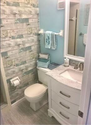 Decorating Bathrooms, Bathroom Color Schemes, Coastal Bathrooms, Bathroom Color, Bath Room, Bathroom Renos, Bathroom Colors, House Bathroom, Guest Bathroom