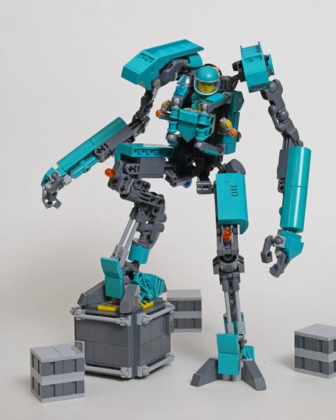 Lego Power Armor, Lego Robot Moc, Lego Transformers How To Build, Lego Robot Ideas, Lego Stormtrooper, Lego Bots, Lego Machines, Lego Transformers, Lego Custom Minifigures