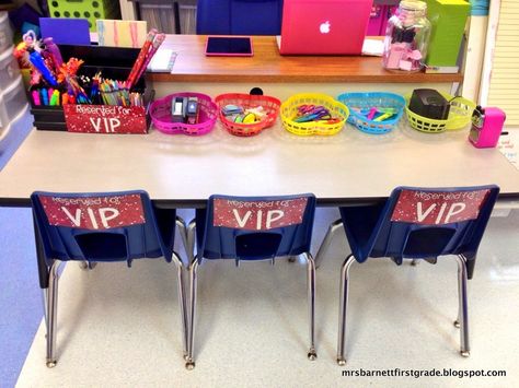 Mrs Barnett First Grade - VIP Table Vip Student, Vip Table, Teaching Classroom Management, Classroom Behavior Management, 4th Grade Classroom, 2nd Grade Classroom, Teaching First Grade, Classroom Behavior, First Grade Classroom