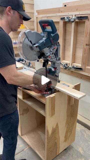 Mobile Miter Saw Station, Miter Saw Station Plans, Dewalt Miter Saw Stand, Bosch Table Saw, Diy Miter Saw Stand, Miter Saw Station, Saw Station, Table Saw Station, Mitre Saw Station