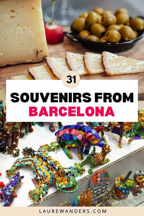 The best Spanish souvenirs from Barcelona to bring back from your trip. What To Buy In Barcelona, Barcelona Souvenirs, Spanish Souvenirs, Spanish Gifts, Spain Souvenirs, Gothic Quarter Barcelona, Spain Road Trip, Best Souvenirs, Backpacking Guide