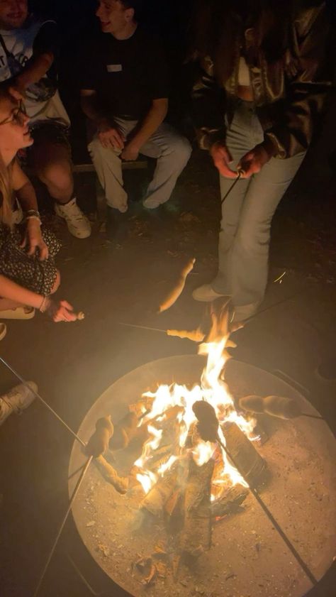 Snaps To Make A Guy Jealous, Bond Fire, Campfire Birthday, Bone Fire, 14th Birthday Party Ideas, Fire Pit Party, Bbq Night, Channel Orange, Cabin Aesthetic