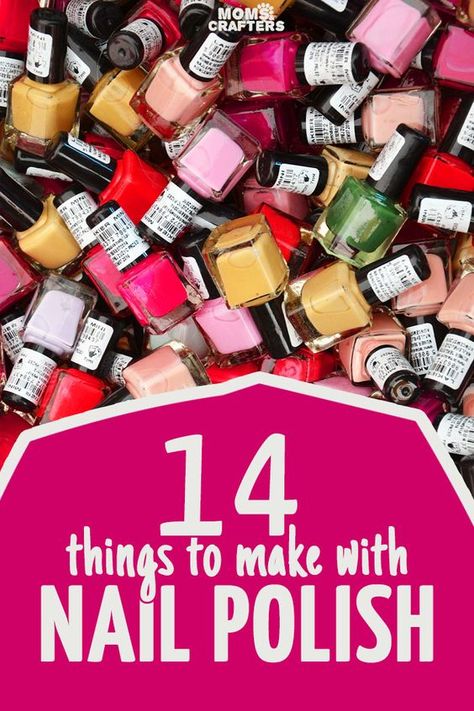 Polish Crafts, Nail Polish Crafts, Quick And Easy Crafts, Decor Ikea, Best Nail Polish, Popsicle Stick Crafts, Crafts For Teens, Easy Diy Crafts, Camping Ideas