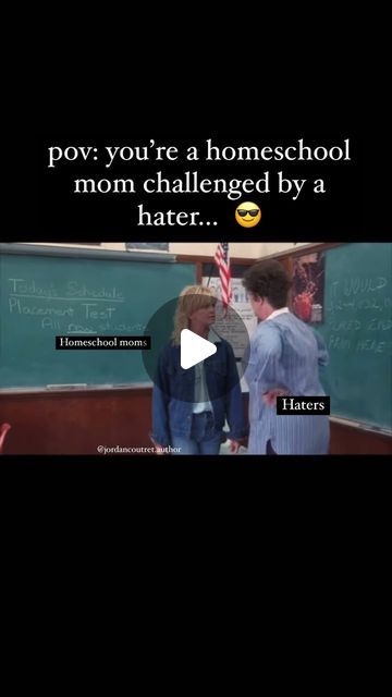 Jordan on Instagram: "This one’s for the homeschool moms who are putting the “home” in home field advantage!! 👊🫶 #homeschool #momlife #sahm #momswhowrite #homeschooling #homeschoolingmemes #overboard" Home Field Advantage, Mom Challenge, Homeschool Mom, Mom Life, Jordan, On Instagram, Instagram