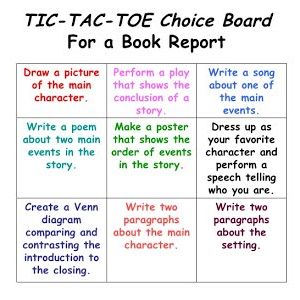 Letting Students Choo-Choo Choose Their Own Track with a Choice Board • TechNotes Blog Book Report Choice Board, Student Choice Boards, Math Choice Boards, Reciprocal Teaching, Art Content, Visible Learning, Some Sentences, Science Week, One Note Microsoft