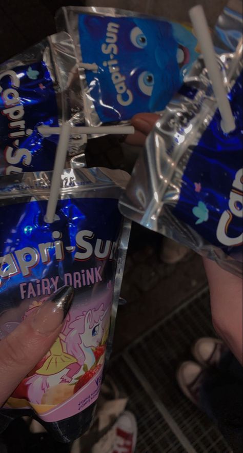 Capri Sun Aesthetic, Caprisun Aesthetic, Sun Aesthetic, Capri Sun, Aesthetic Nails, Aesthetic Life, Friendship Goals, Book Title, Aesthetic Food